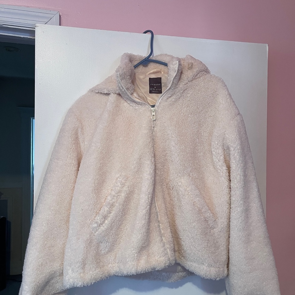 Primark Cream Fleece Jacket